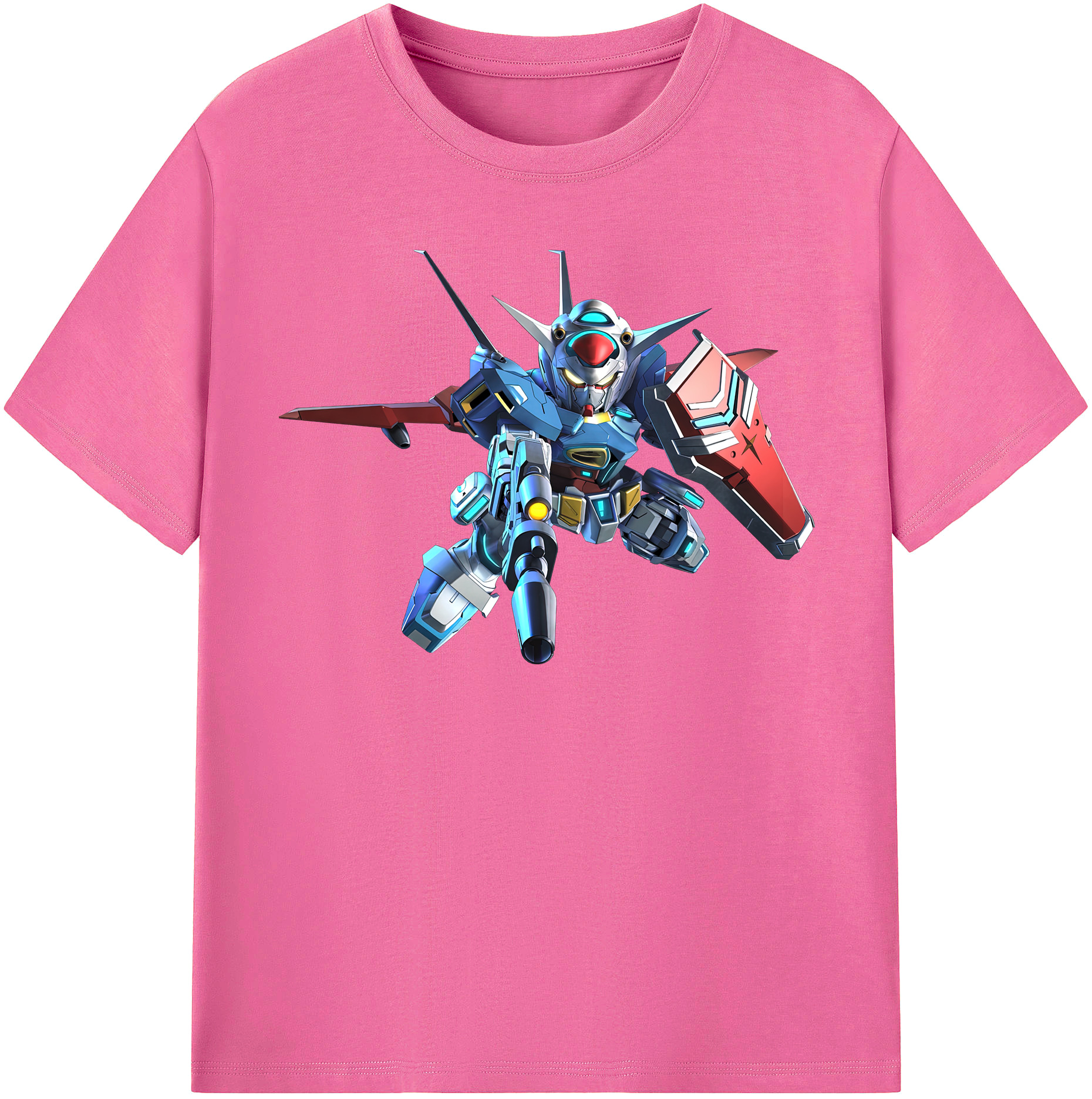 （画像用） 機動戦士ガンダム Mobile Suit Gundam レディースカジュアルプリントTシャツ（綿100％）